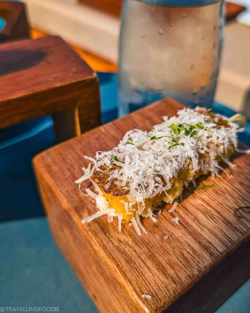 Portuguese Beef Skewer at Tasca, One Star Michelin Guide Restaurant, at Mandarin Oriental Jumeira Dubai