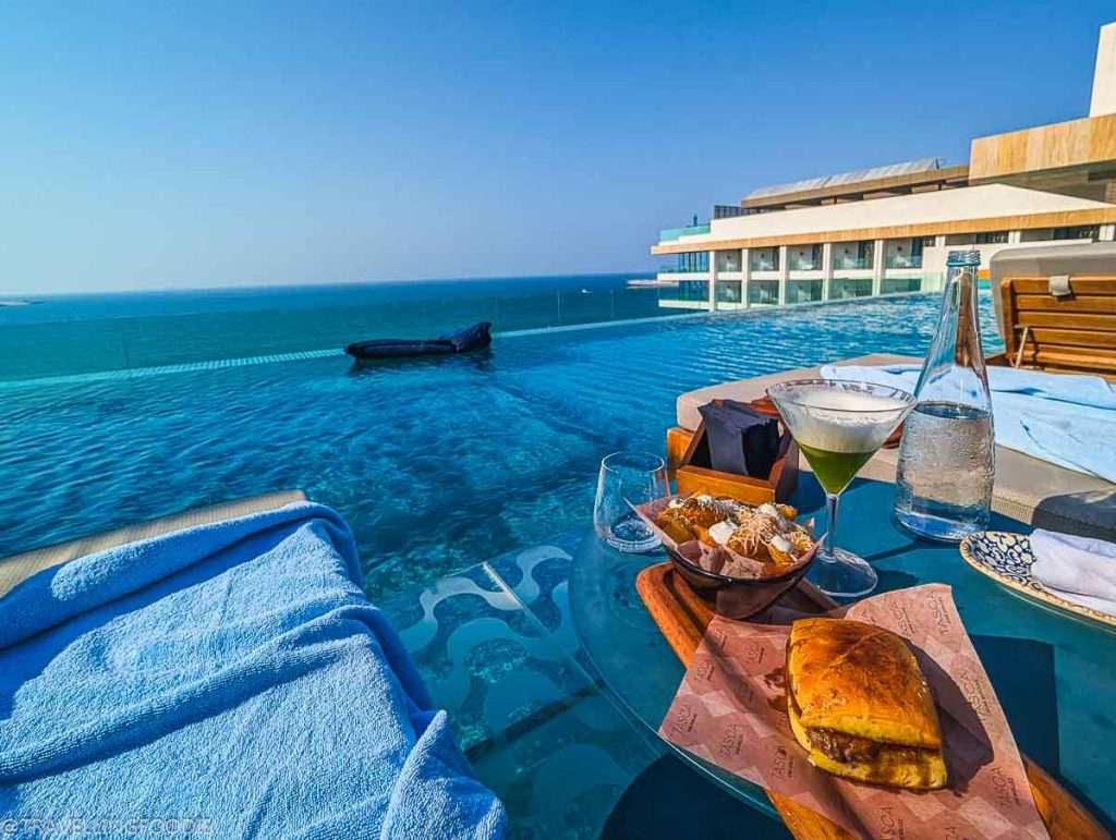 Steak Sandwich at Tasca, One Michelin Star Portuguese Restaurant, at Mandarin Oriental Jumeira Dubai