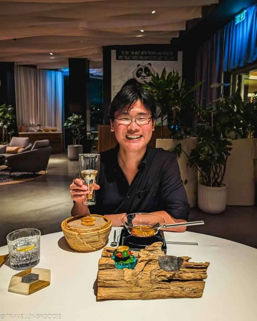 Travelling Foodie Raymond Cua enjoying Kebab Course at Tresind Studio, Two Michelin Star Fine Dining Dubai Restaurant