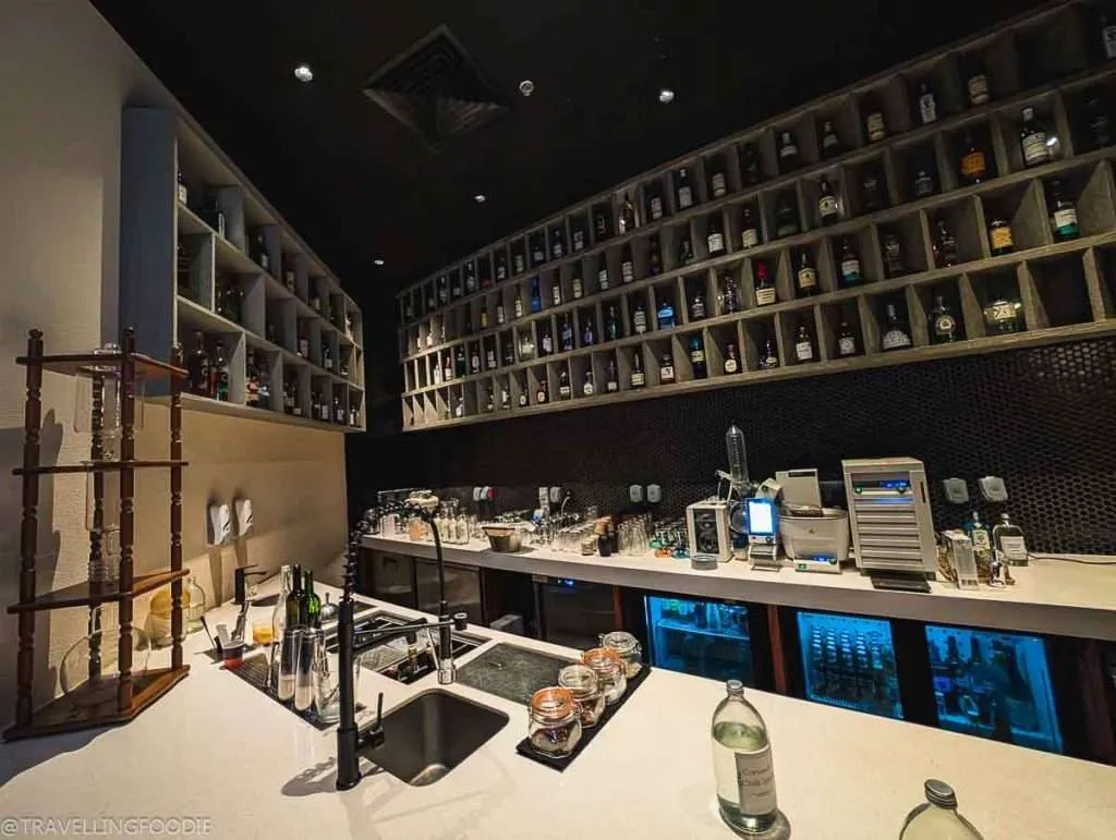 Cocktail Bar at Tresind Studio, Two Michelin Star Indian Restaurant in St. Regis Gardens Dubai