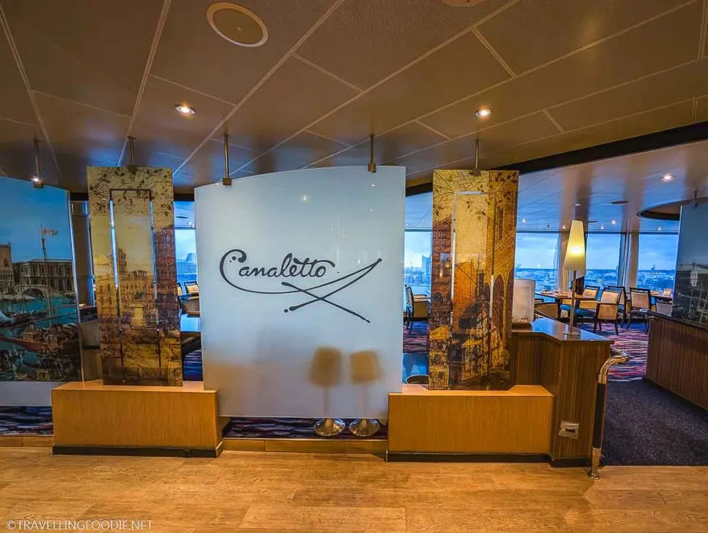 Canaletto Holland America Italian Specialty Dining Restaurant on Nieuw Amsterdam