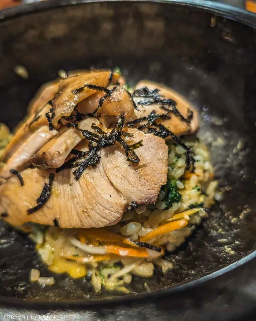 Ishiyaki Buri Bop at Holland America Morimoto by Sea