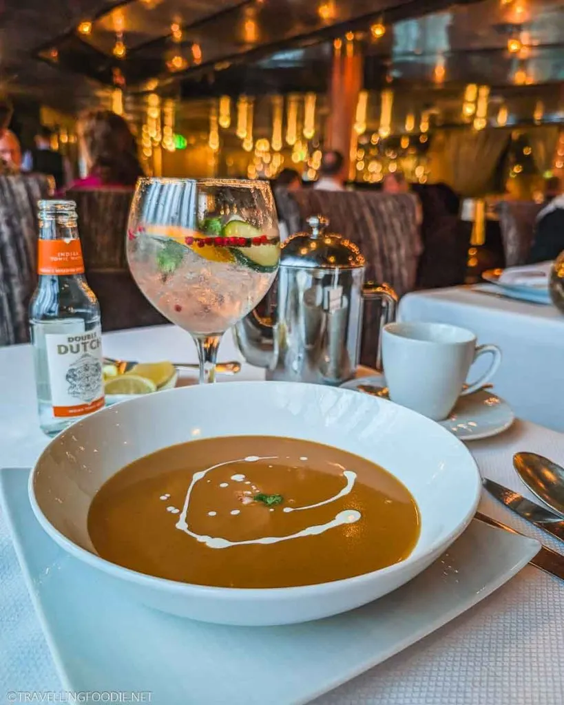 Soup at Holland America Pinnacle Grill