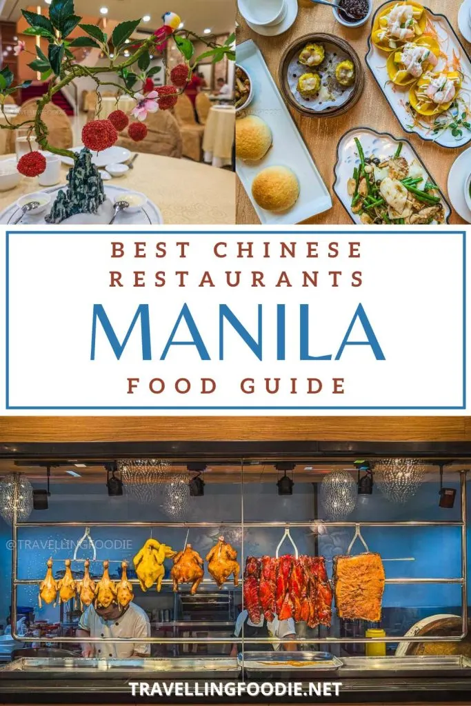 Best Chinese Restaurants in Manila - Food Guide on Travelling Foodie