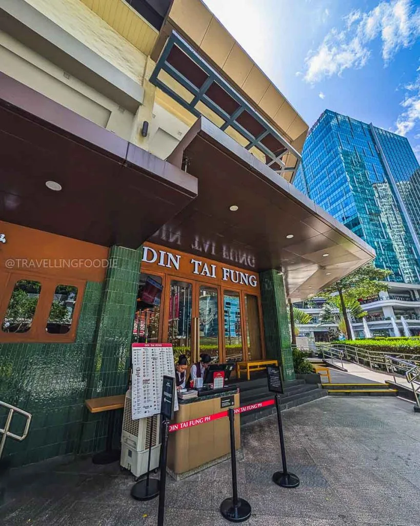 Din Tai Fung entrance at Uptown BGC in Makati
