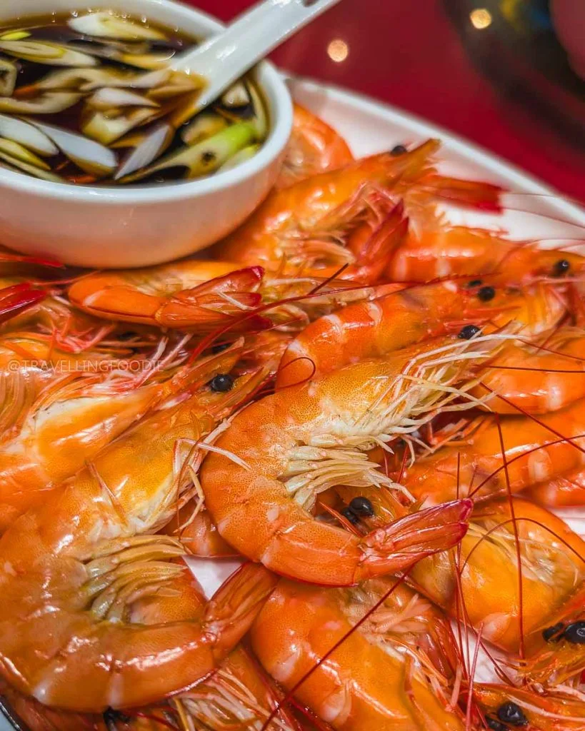 Shrimp at Gloria Maris in Manila