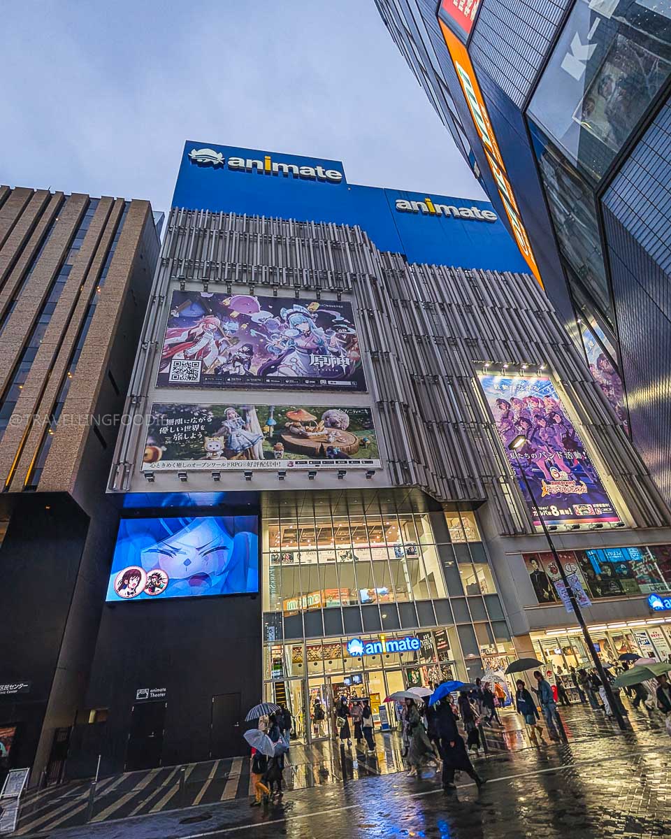 Animate Ikebukuro Main Store in Tokyo
