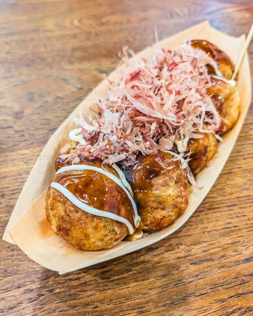 Octopus Balls at Asakusa Takomaru in Tokyo