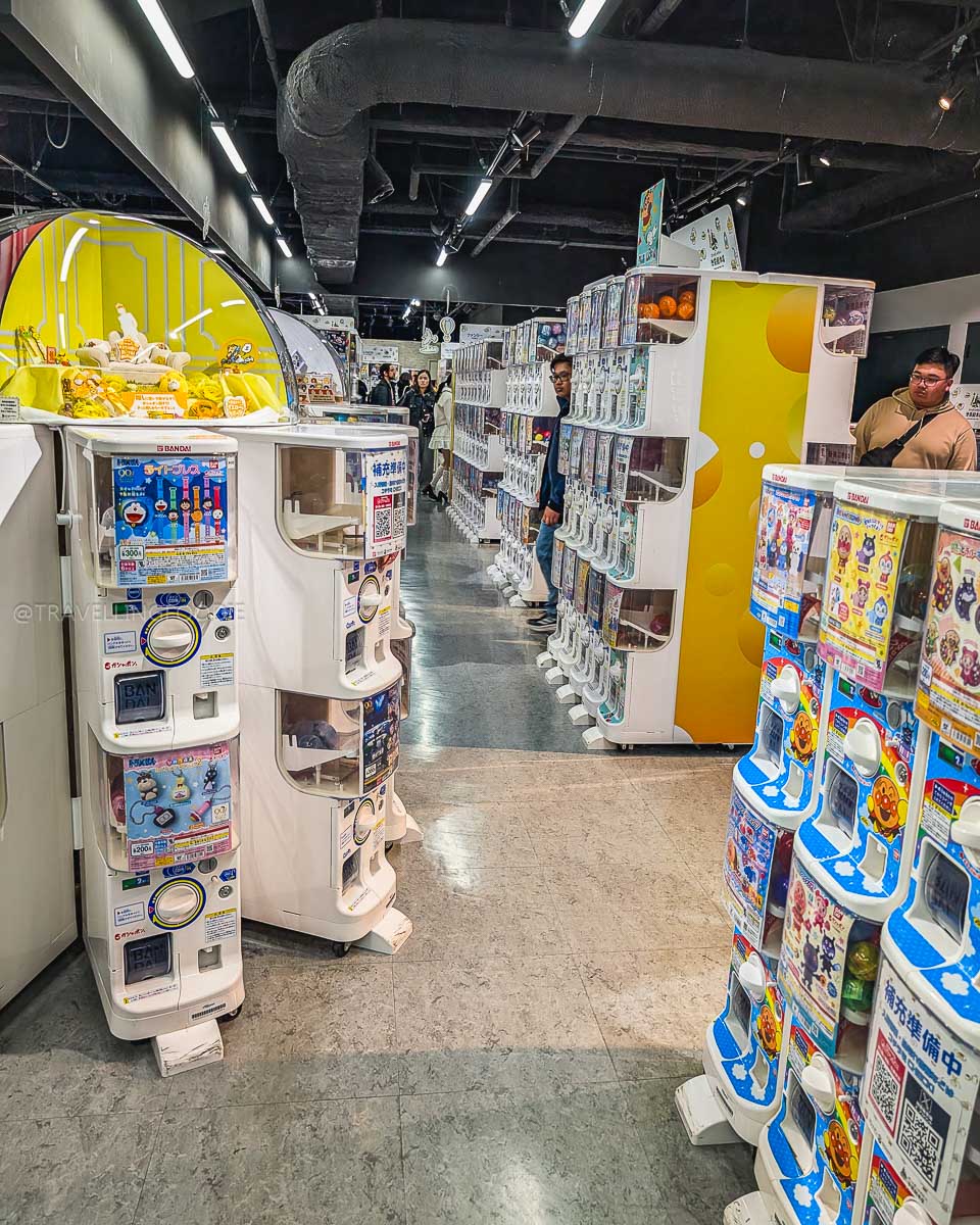Bandai Namco Cross Store, the world's largest gashapon store, in Ikebukuro, Japan