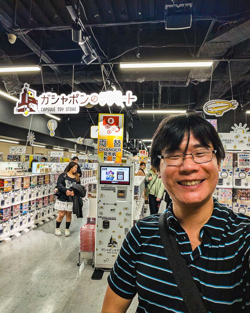 Travelling Foodie at Capsule Toy Store in Sunshine City Ikebukuro in Tokyo, Japan