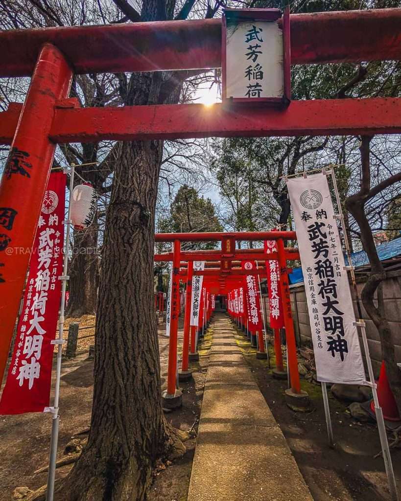 Inari Gates at Kishimojin Temple - Ikebukuro