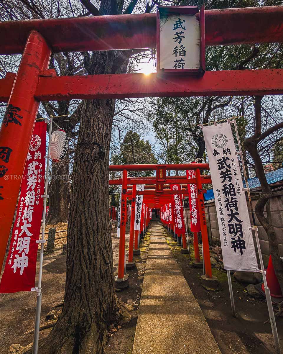 Inari Gates at Kishimojin Temple - Ikebukuro