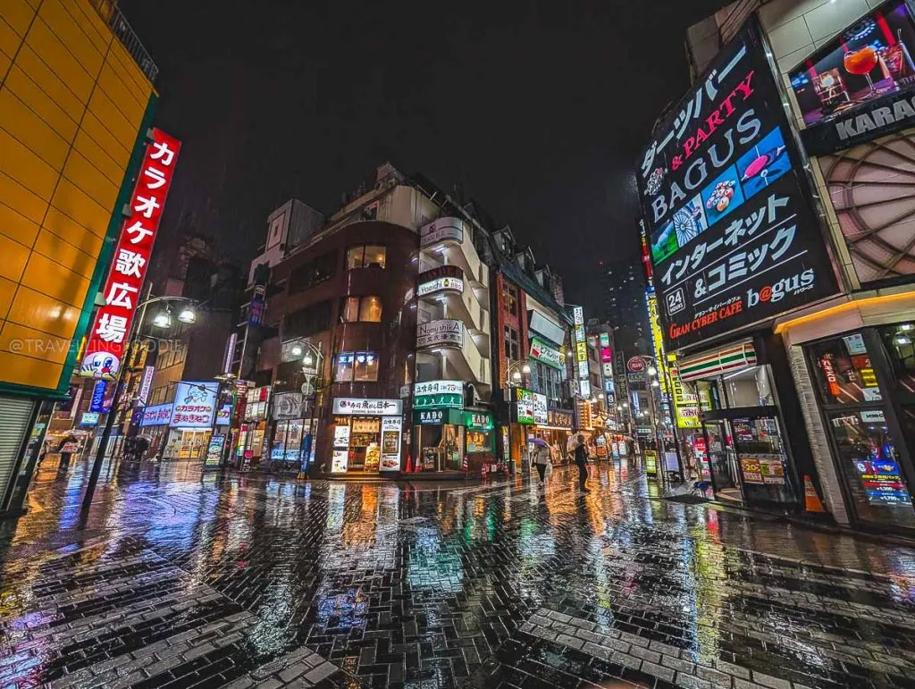 Ikebukuro, one of the nightlife districts in Tokyo