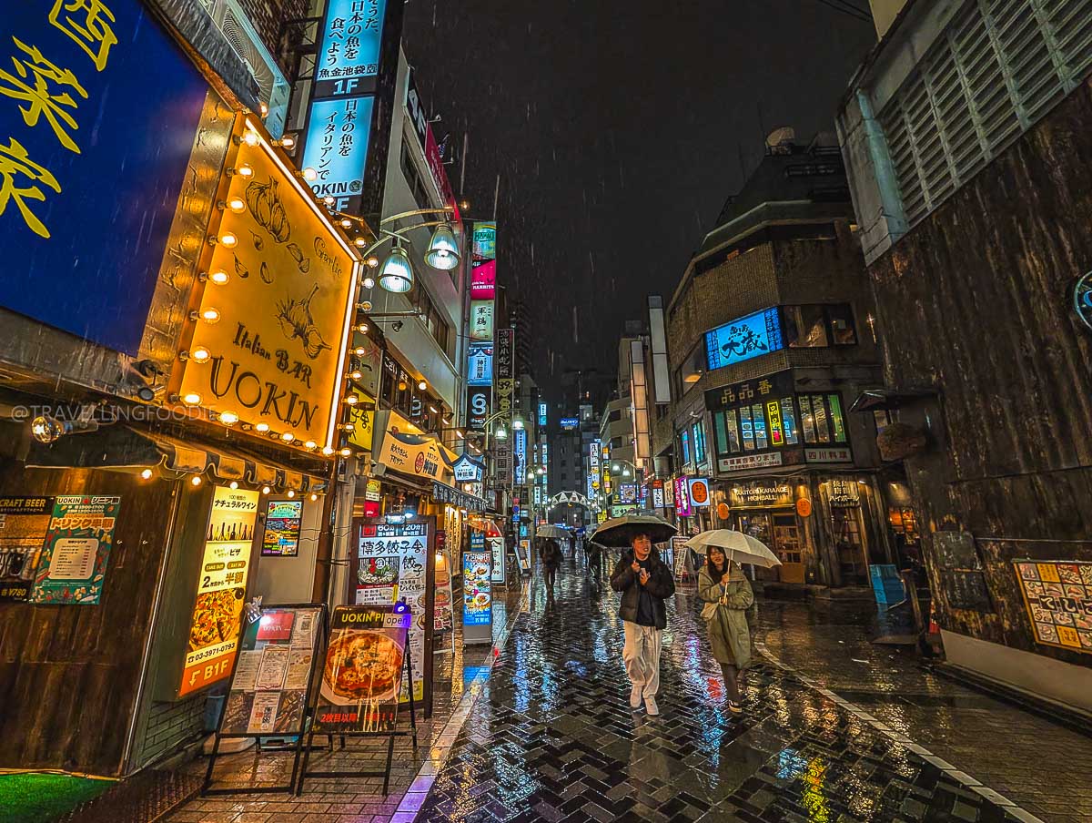 Rainy Day at Ikebukuro Japan