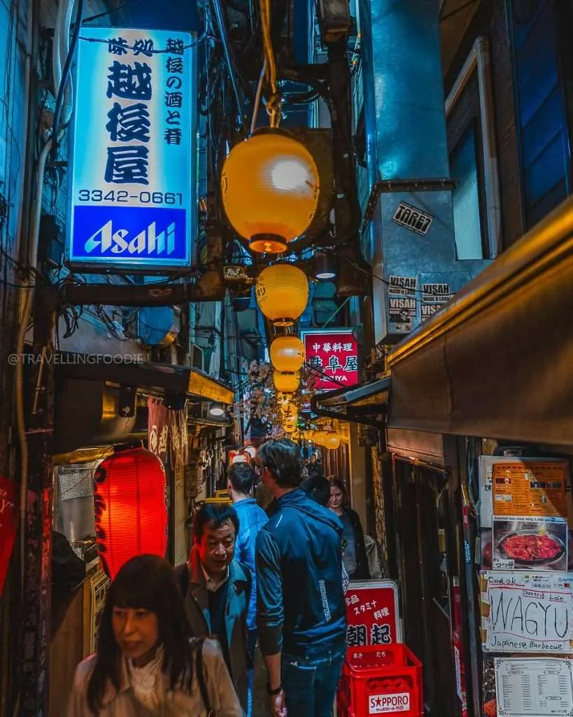 Piss Alley, one of the best attractions in Shinjuku Tokyo