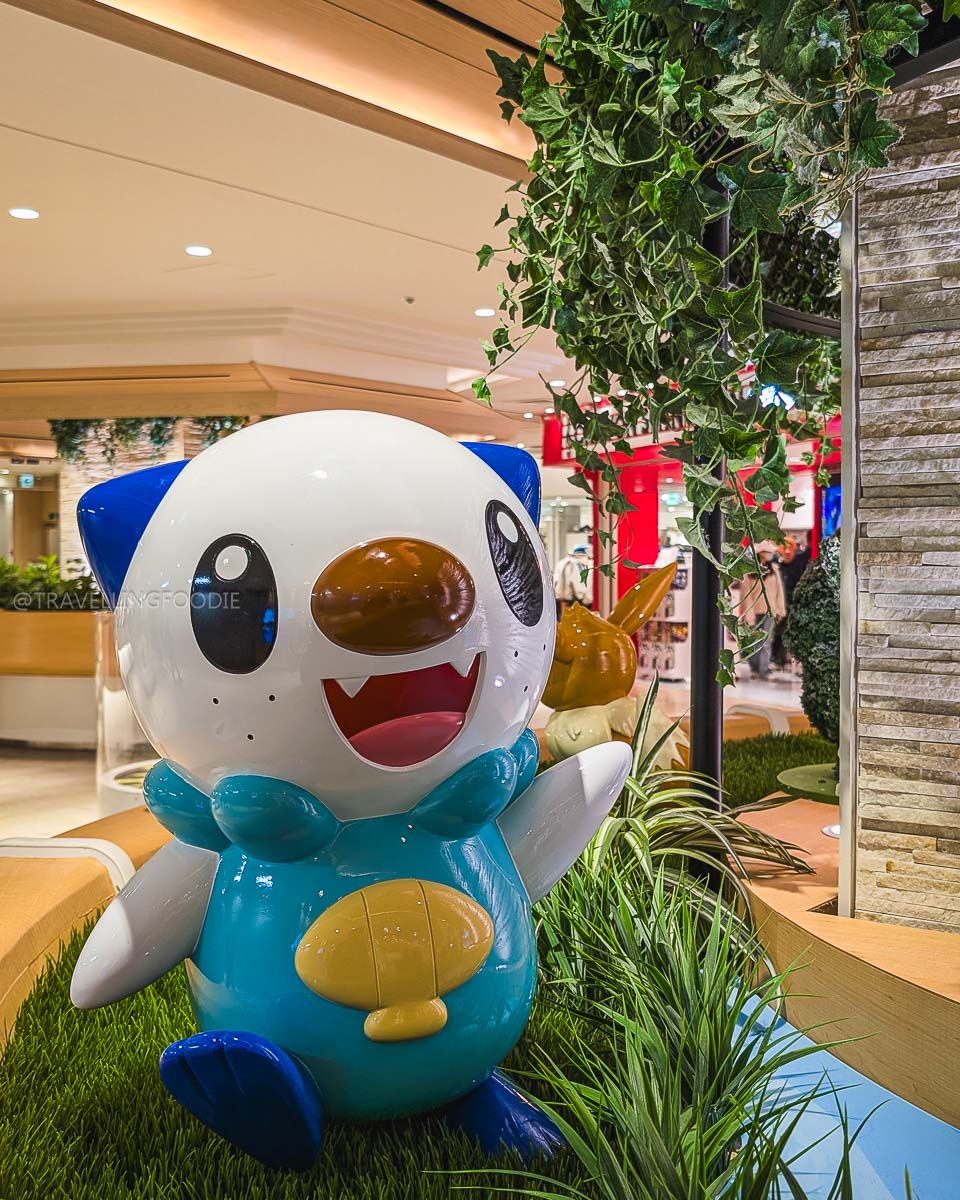 Oshawott Statue at Pokemon Center Mega Tokyo in Sunshine City Ikebukuro