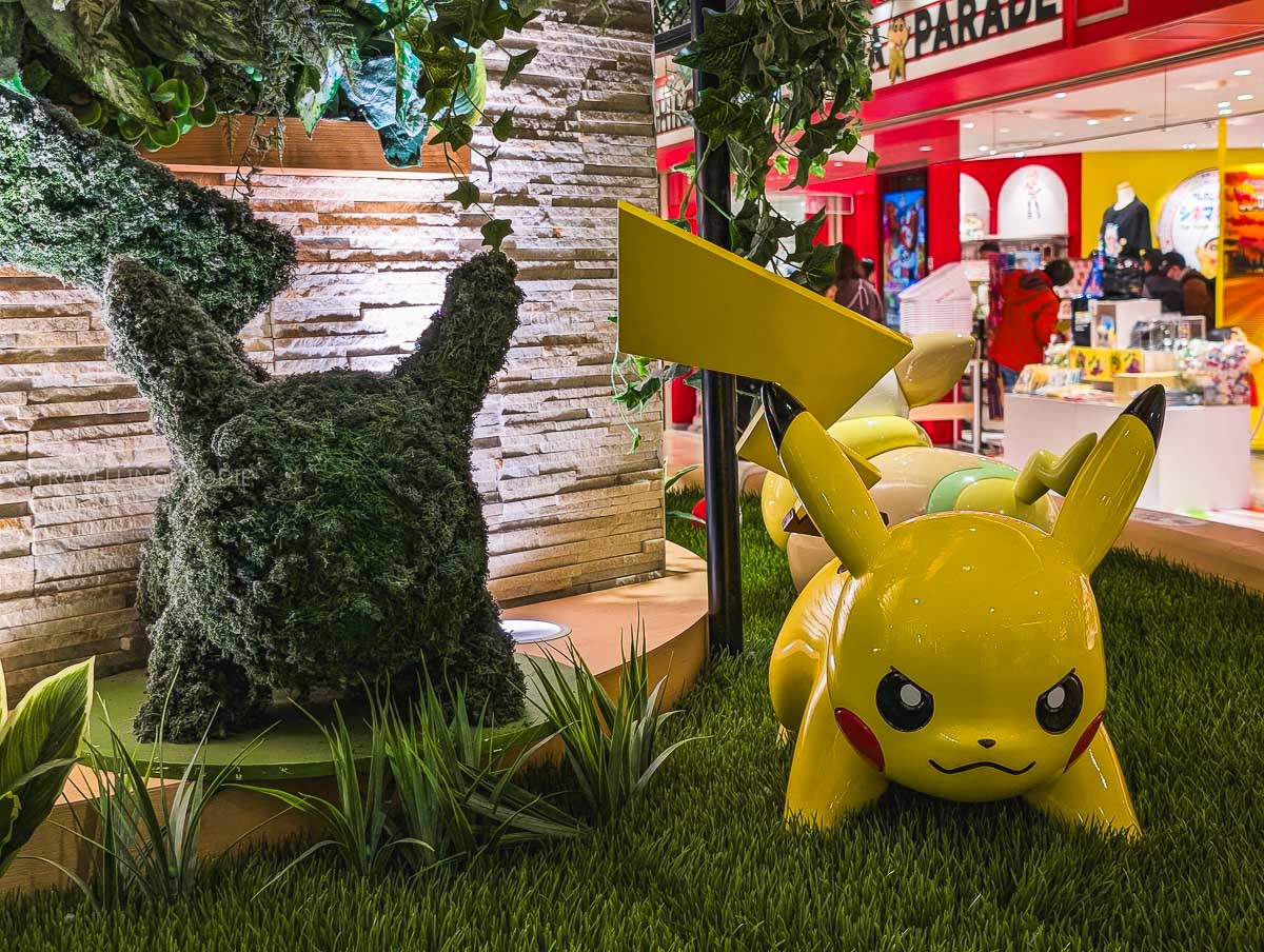 Pikachu Statue at Pokemon Center Mega Tokyo in Sunshine City Ikebukuro