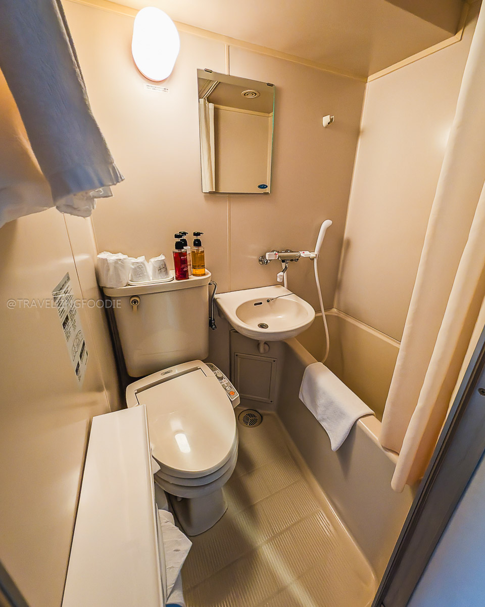 Private Bathroom at Sakura Hotel Ikebukuro
