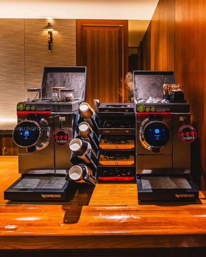 Coffee and Tea Station at Shiba Park Hotel in Tokyo