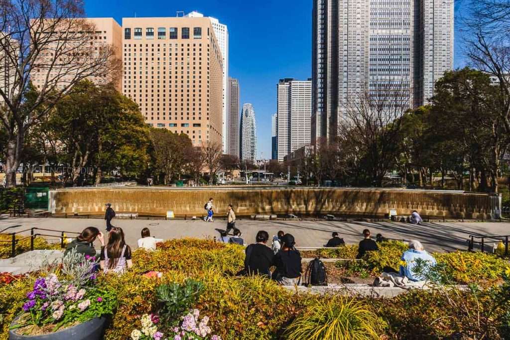 Shinjuku Chuo Park, one of the best things to do in Tokyo