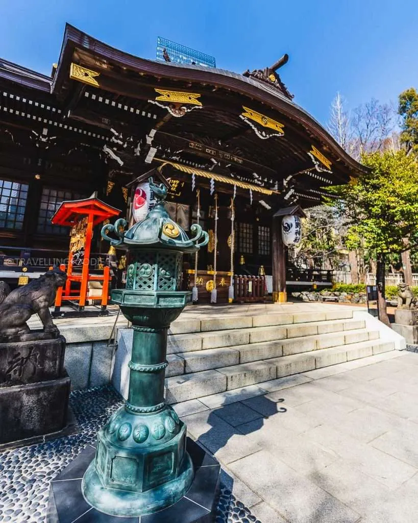 Shinjuku Juniso Kumano-Jinja Shrine in Chuo Park Tokyo
