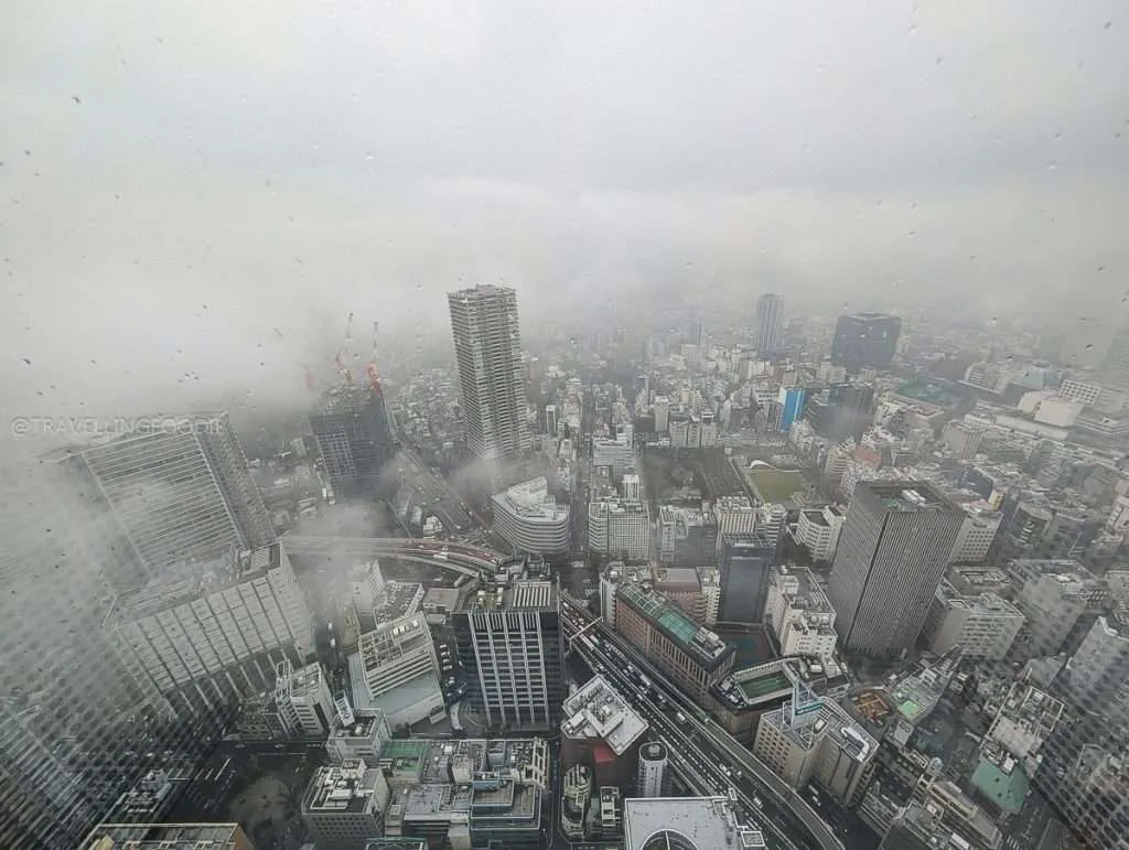 Foggy Panoramic View at Sunshine 60 Observatory Tenbou-Park Ikebukuro