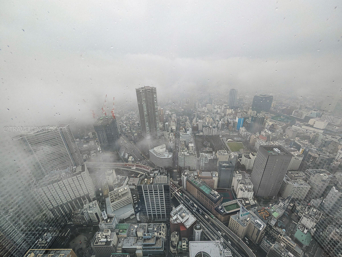 Foggy Panoramic View at Sunshine 60 Observatory Tenbou-Park Ikebukuro
