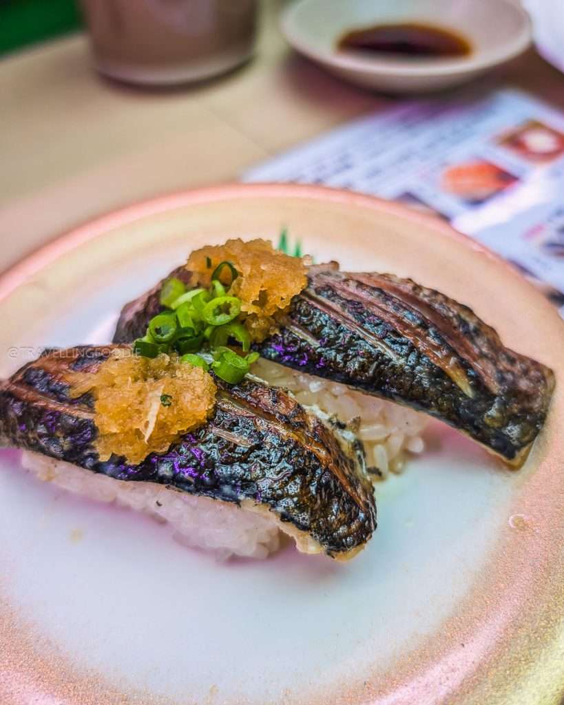 Aburi iwashi at Tenkasushi Ikebukuro