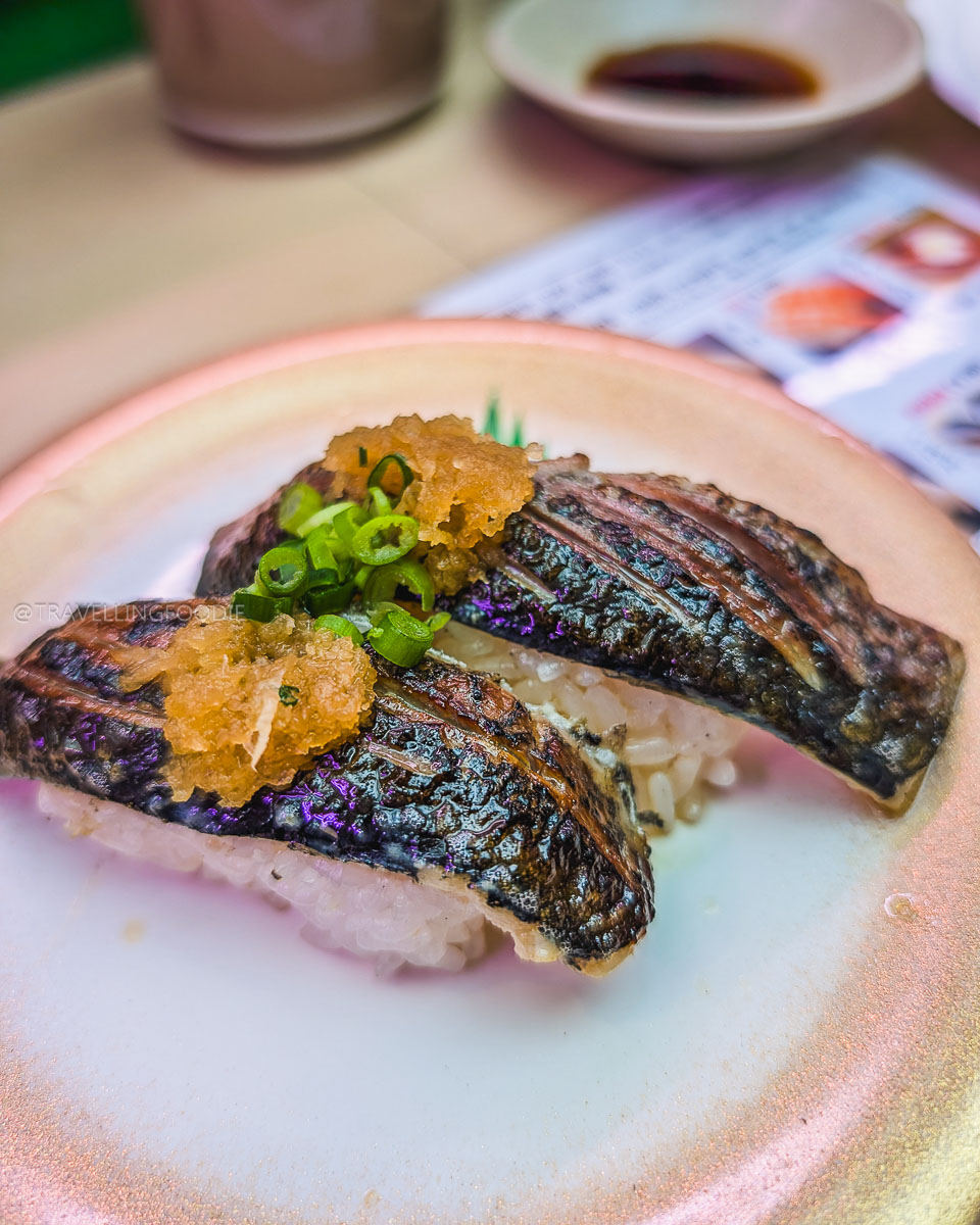 Aburi iwashi at Tenkasushi Ikebukuro