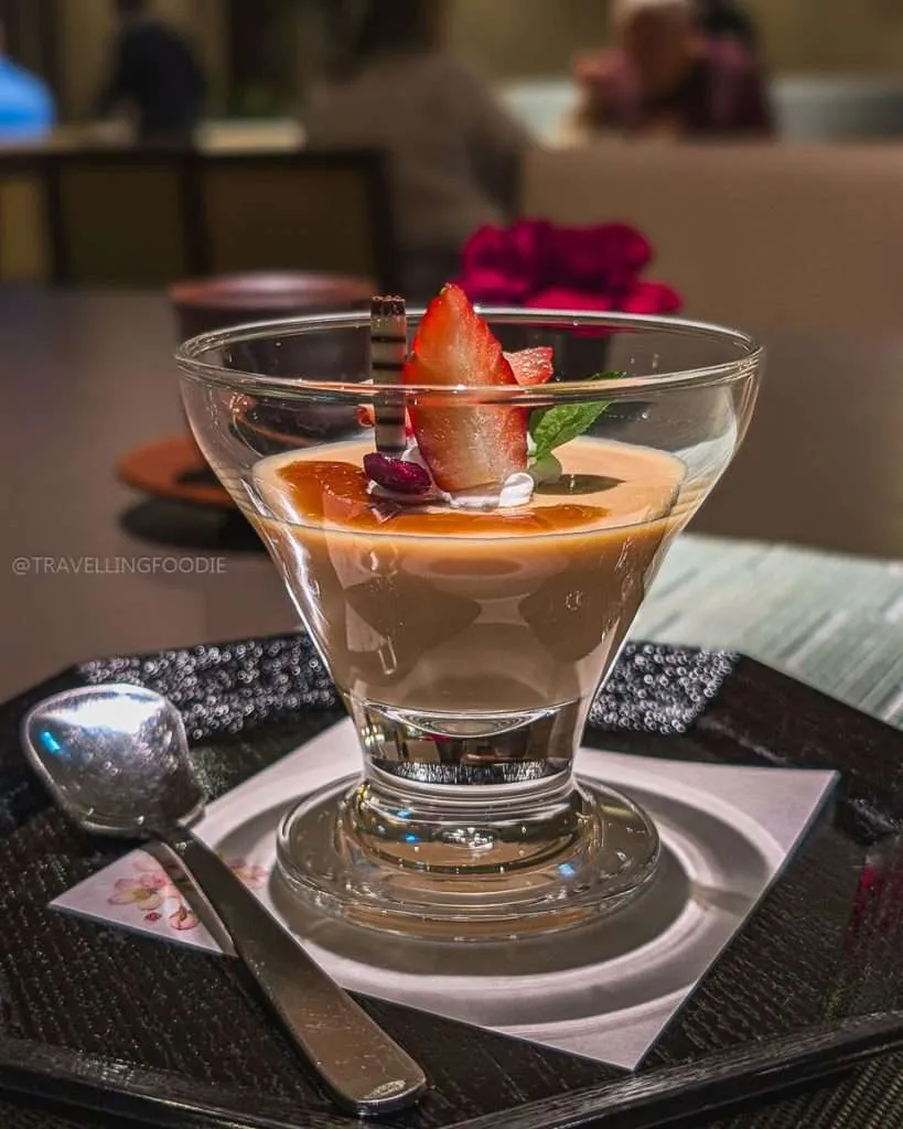 Sweet Custard at The Dining at Shiba Park Hotel, Tokyo