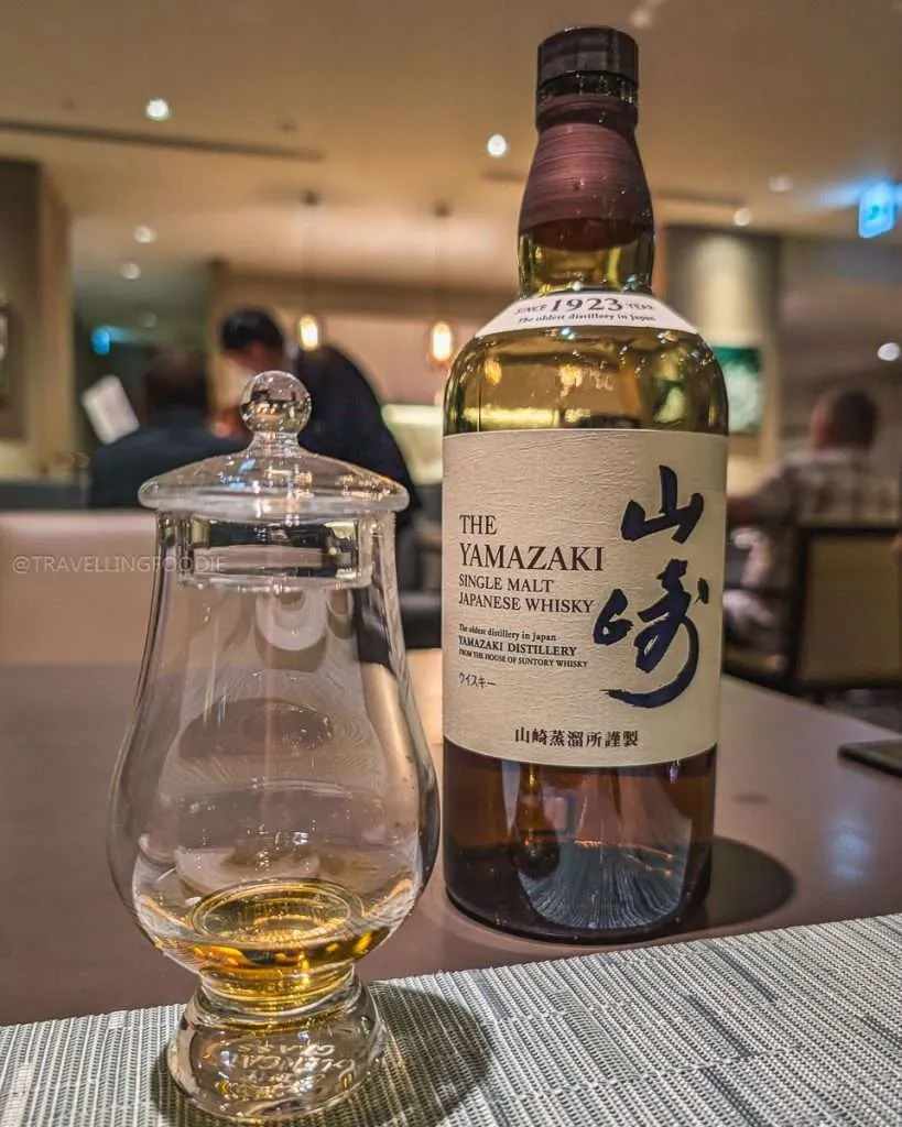 The Yamazaki Single Malt Japanese Whisky at The Dining at 3-Star Tokyo Library Hotel