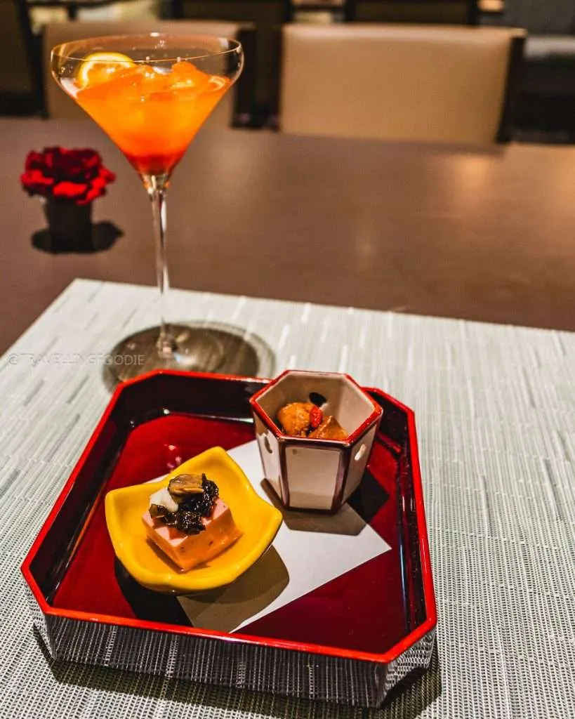 In-House Guest Dinner Japanese Set Menu at The Dining at Shiba Park Hotel in Tokyo