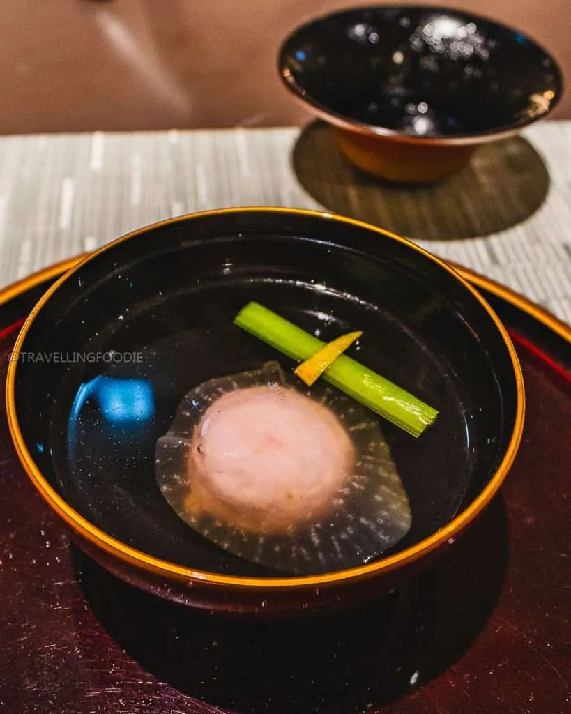Soup Course at The Dining at Shiba Park Hotel in Tokyo