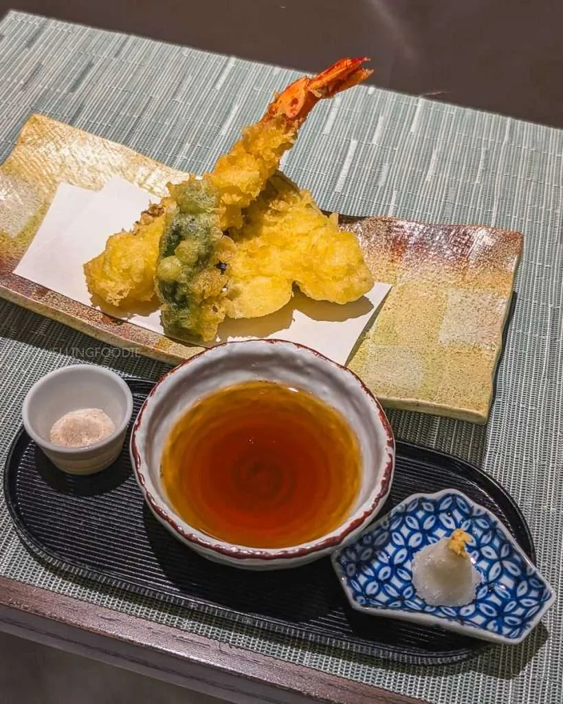 Japanese Deep Fried Food at The Dining at Shiba Park Hotel in Tokyo