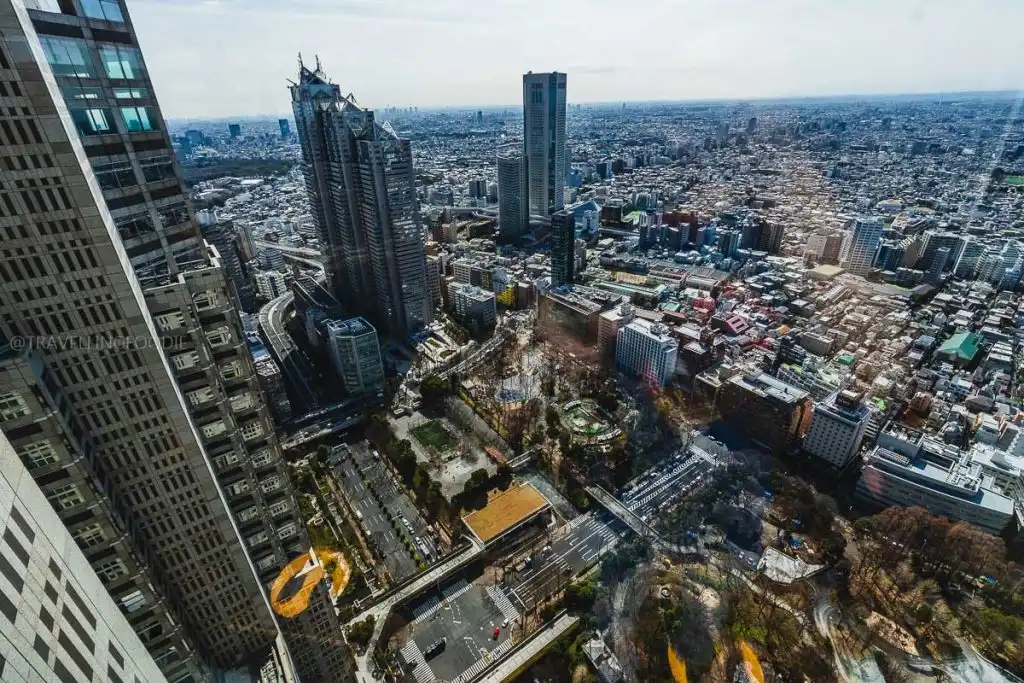 Tokyo Metropolitan Government Building, free observation deck in Shinjuku