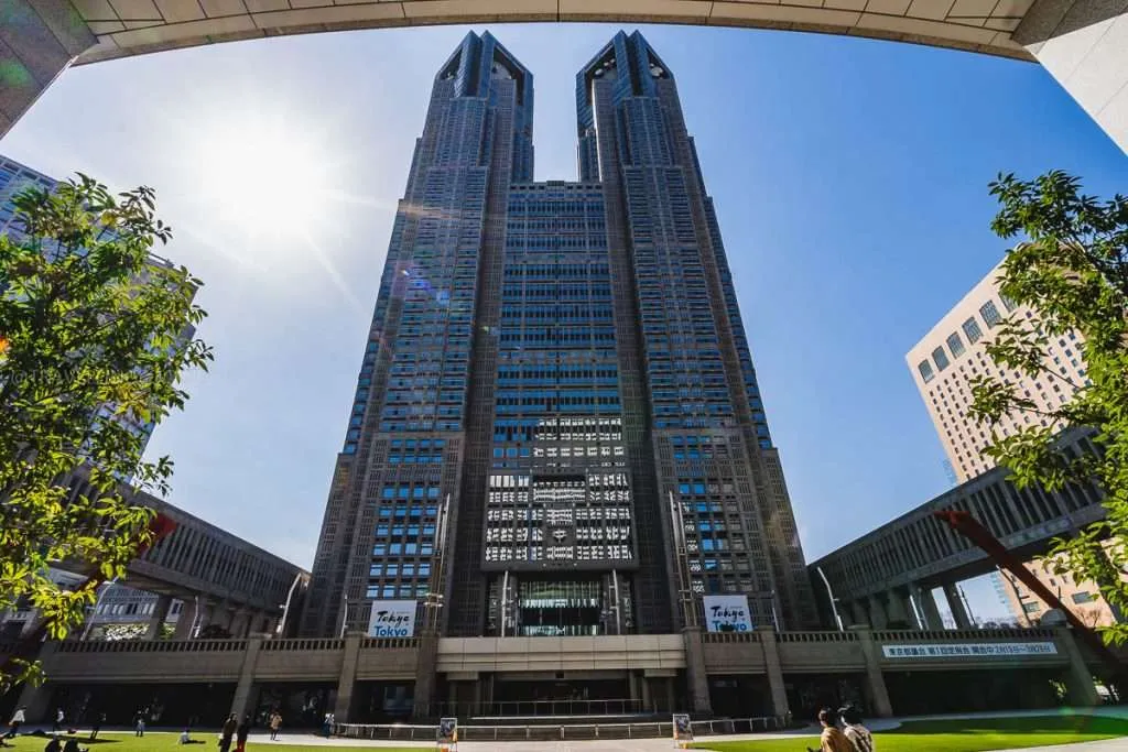Tokyo Metropolitan Government Building, one of the best things to do in Shinjuku