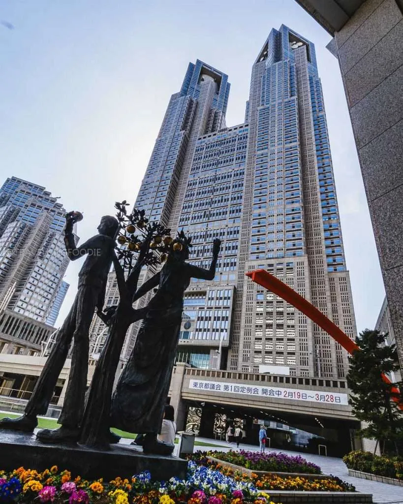 Tokyo Metropolitan Government Building, one of the best Shinjuku attractions