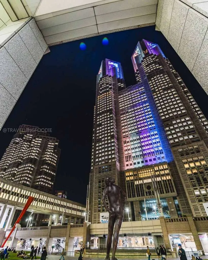 Framing the beauty of Tokyo Metropolitan Government Building