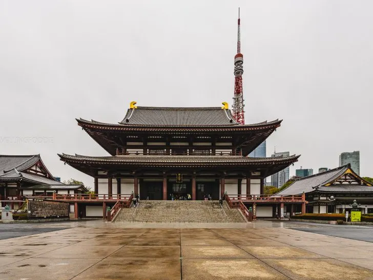Zojoji Temple, one of the best attractions in Shiba Tokyo