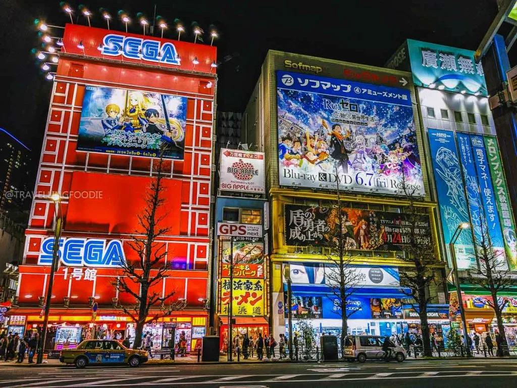 Comic and Arcade Stores at Akihabra, electric neighborhood of Tokyo