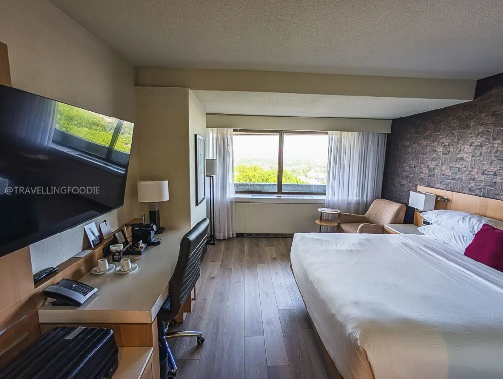 Queen Guest Room at Delta Hotels Quebec in Canada