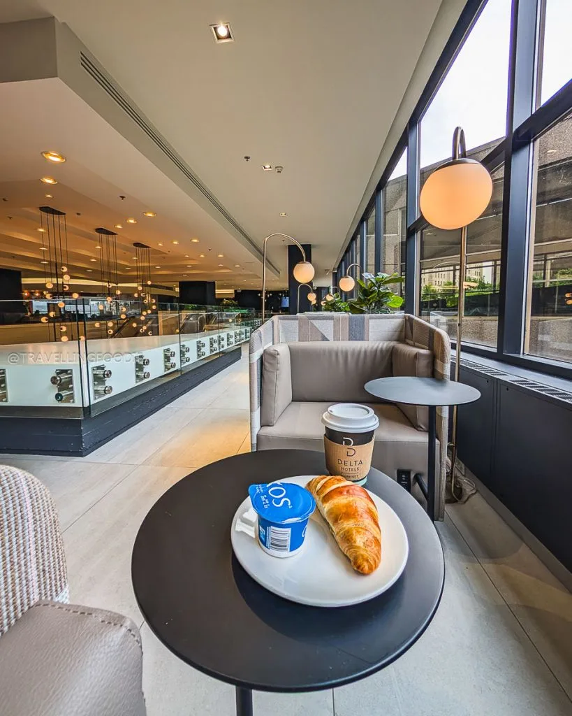 Lobby at 4-Star Delta Hotels Quebec City