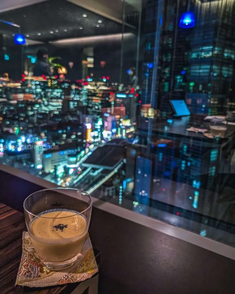 Sweet Potato Cocktail at Hana Sansho at Park Hotel Tokyo