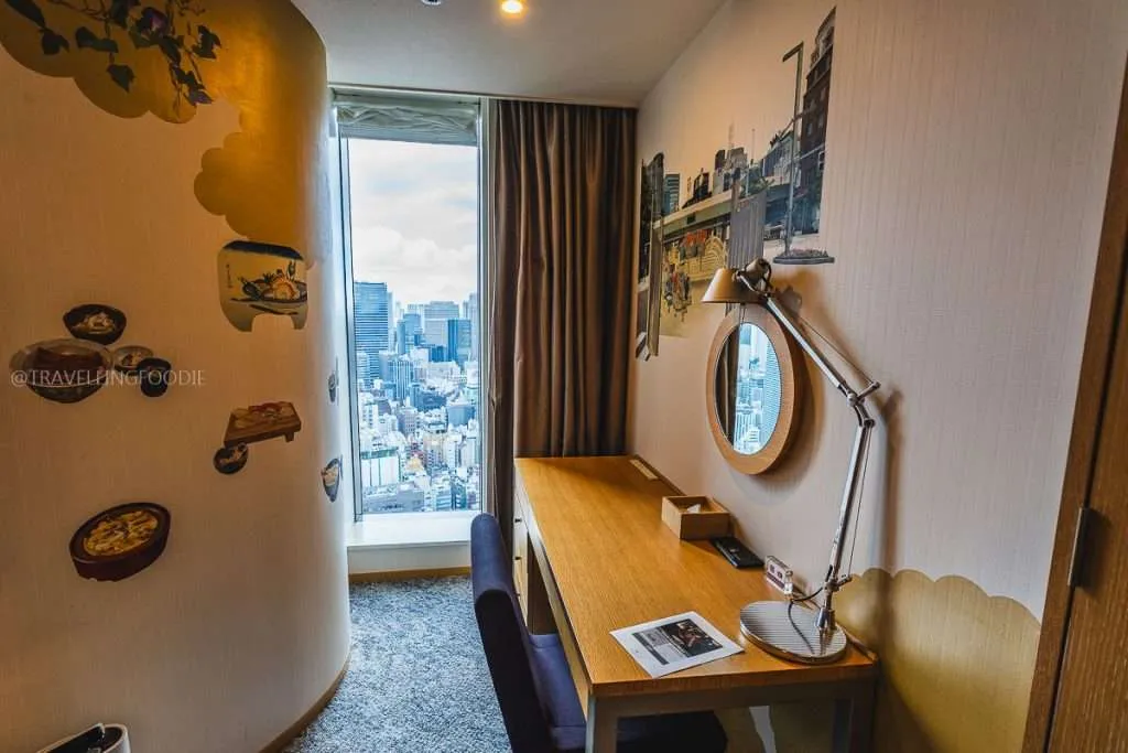 Work Area inside Artist Room at Park Hotel Tokyo