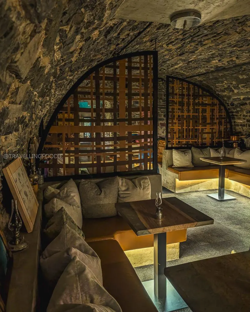 Dining Room Cellar at Restaurant Taniere, one of the best restaurants in Quebec City