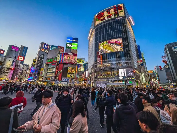 Shibuya Scramble Crossing, one of the best things to do in Tokyo, Japan
