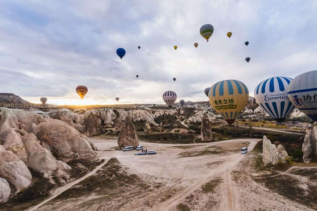 Morning Cappadocia Hot Air Balloon Takeoff