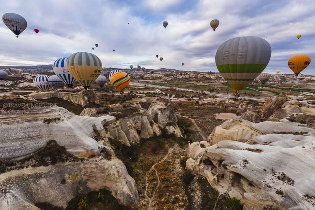 Hot Air Ballooning in Cappadocia Takeoff