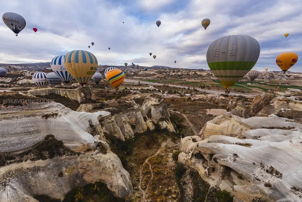 Hot Air Ballooning in Cappadocia Takeoff