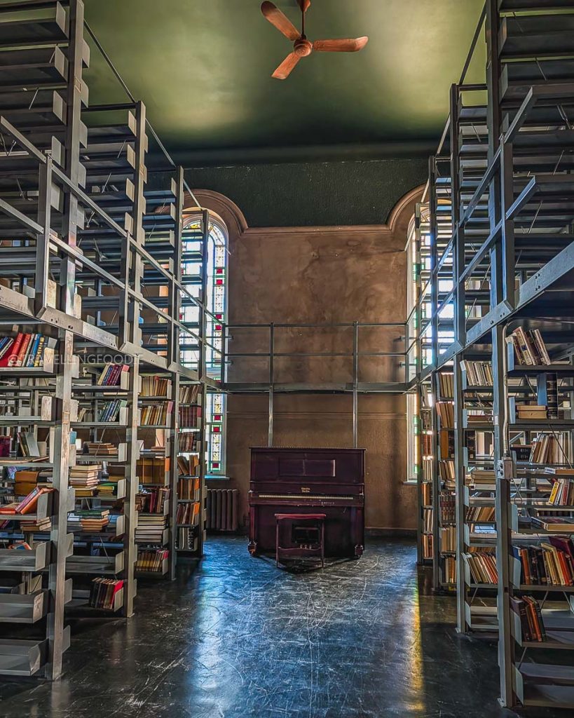 The Library at l'Abbaye d'Oka in Laurentians, Quebec